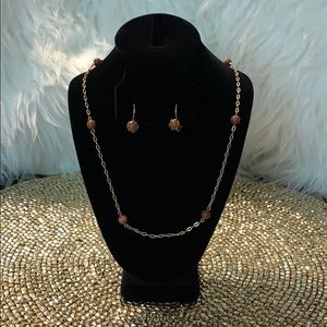 Cracco Gold plated chain with Venturian gems